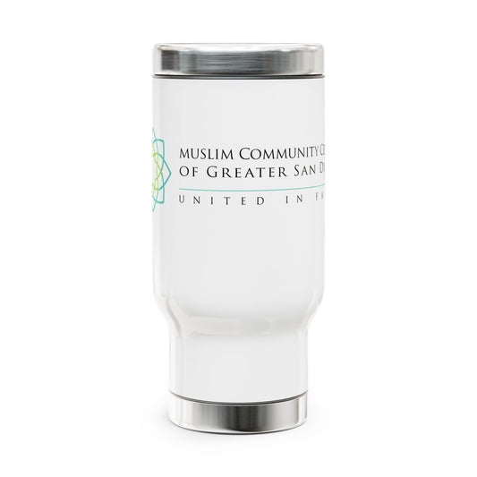 Stainless Steel Travel Mug with Handle, 14oz